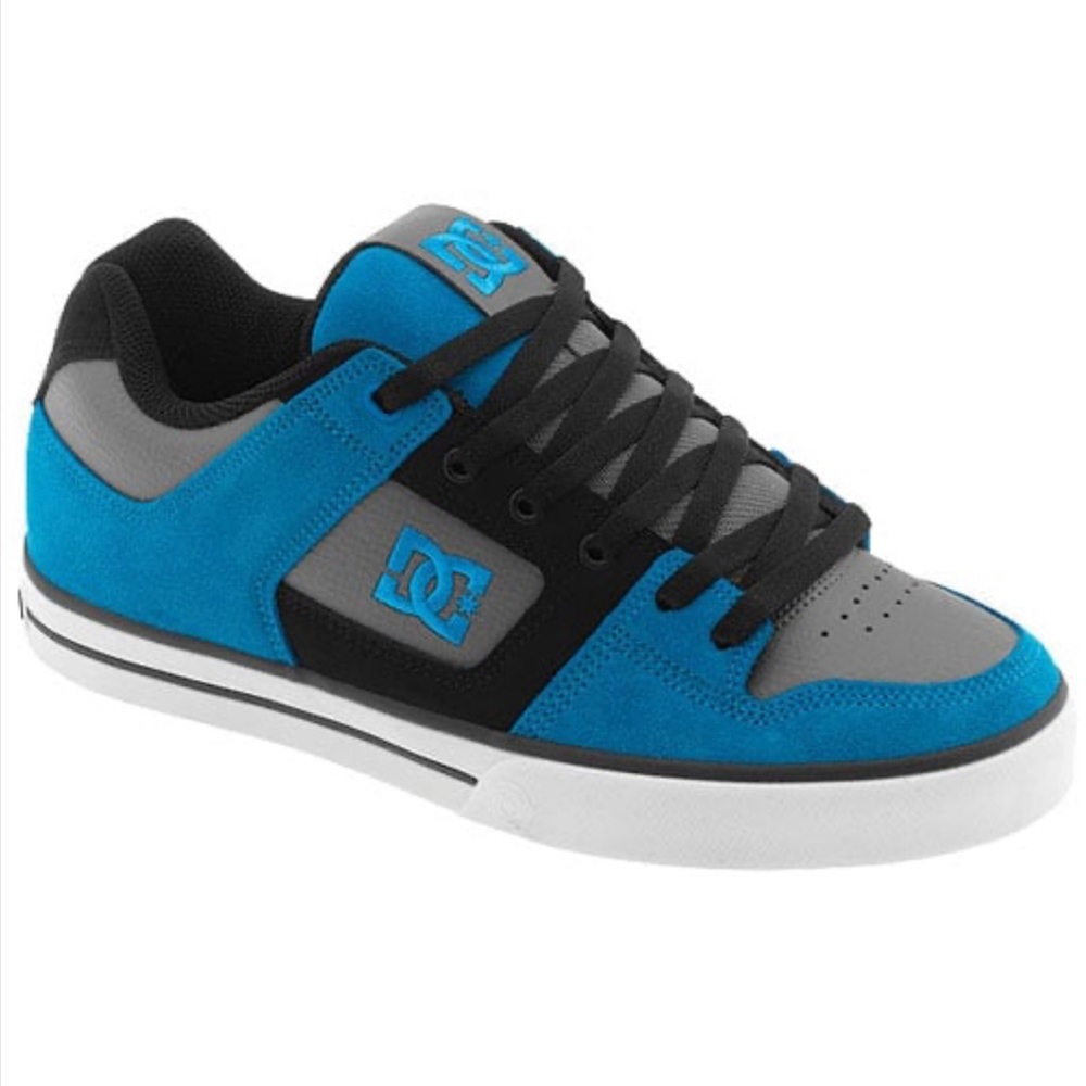 DC Pure Shoe - Battleship / Turquoise